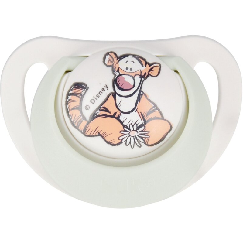 Smoczek NUK Star Tygrysek 6-18 m Jasnozielony