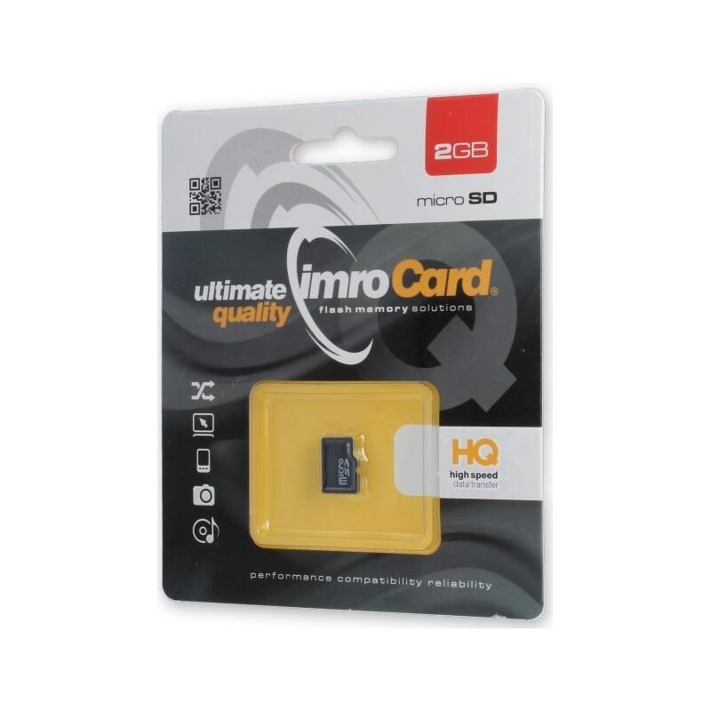 Karta pamięci IMRO MicroSD 2GB + Adapter