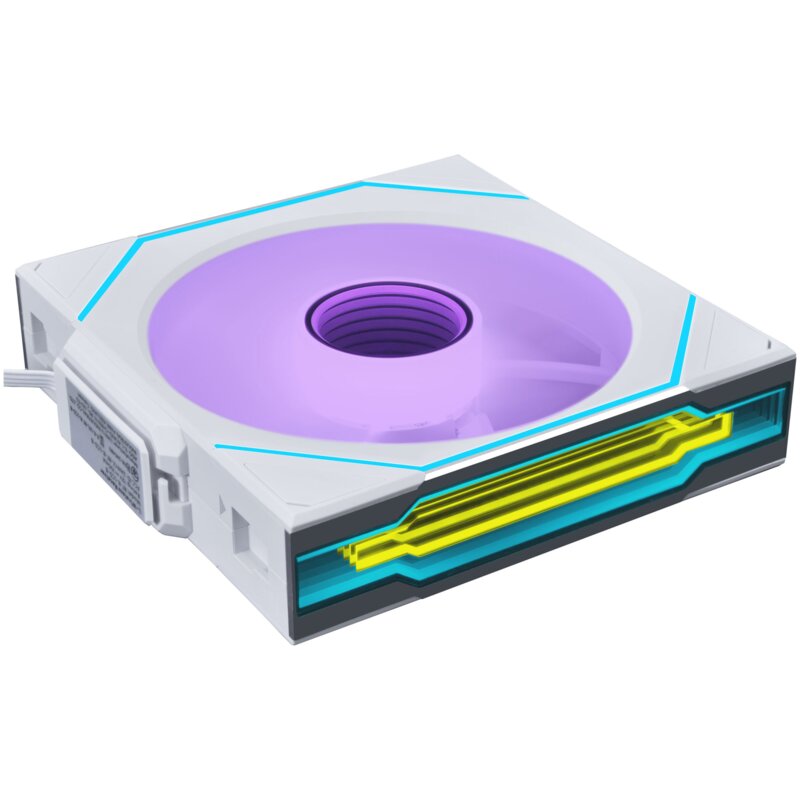 Wentylator LIAN LI Uni Fan SL-INF Wireless 120 Reverse Biały