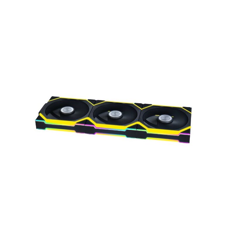 Wentylator LIAN LI 12SL1W3B Czarny (3 szt.)