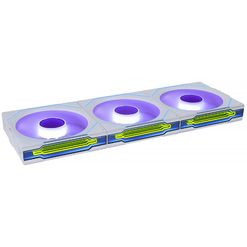 Wentylator LIAN LI Uni Fan SL-INF Wireless 120 ARGB Biały (3 szt.)