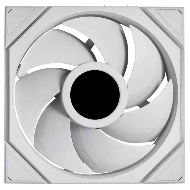 Wentylator LIAN LI Uni Fan TL140 LCD Wireless Reverse Blade Biały