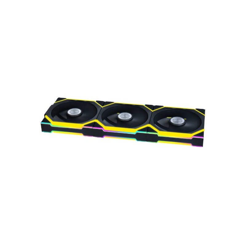 Wentylator LIAN LI 12RSL1W3B Czarny (3 szt.)