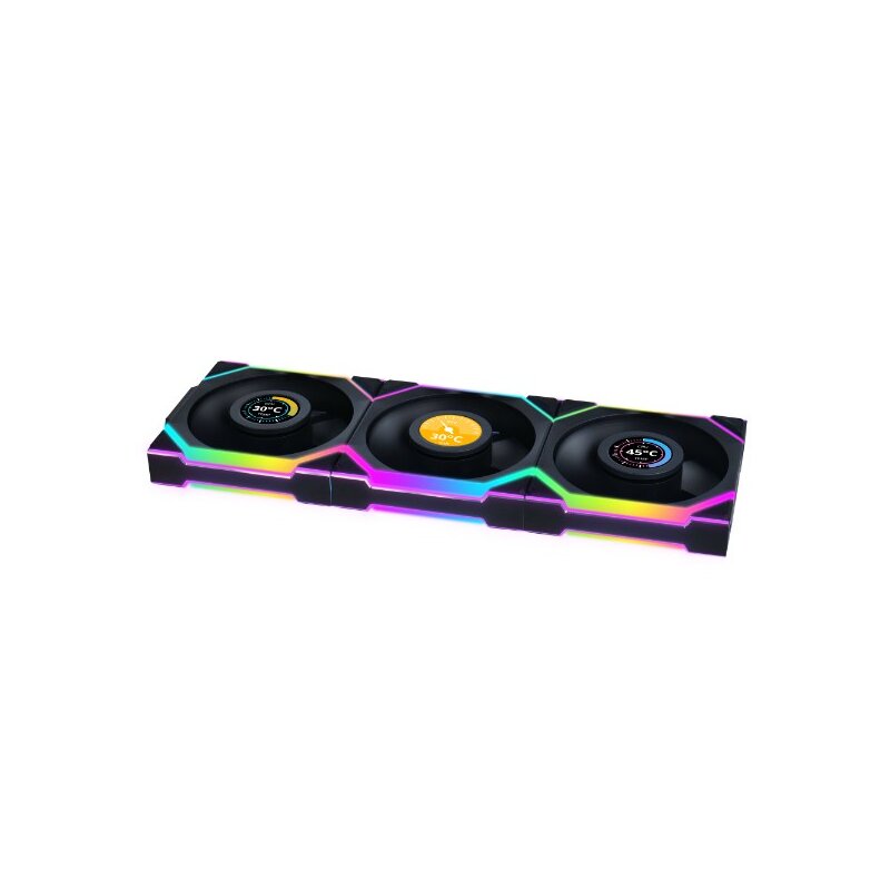 Lian Li Uni Fan SL Wireless 120 LCD Triple Pack 3x120mm