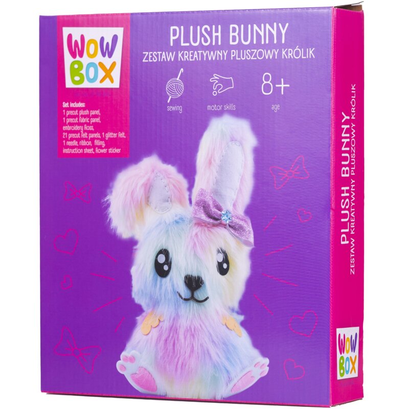 Zestaw kreatywny WOW BOX Wyszywanie Pluszowy Króliczek WOW0274