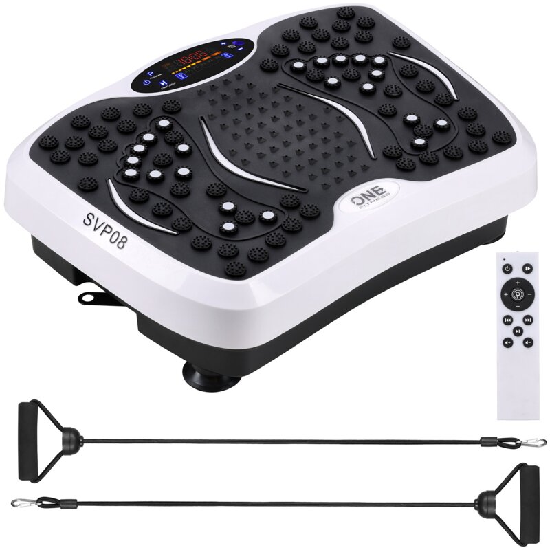 Platforma wibracyjna HMS SVP08 Biało-czarny