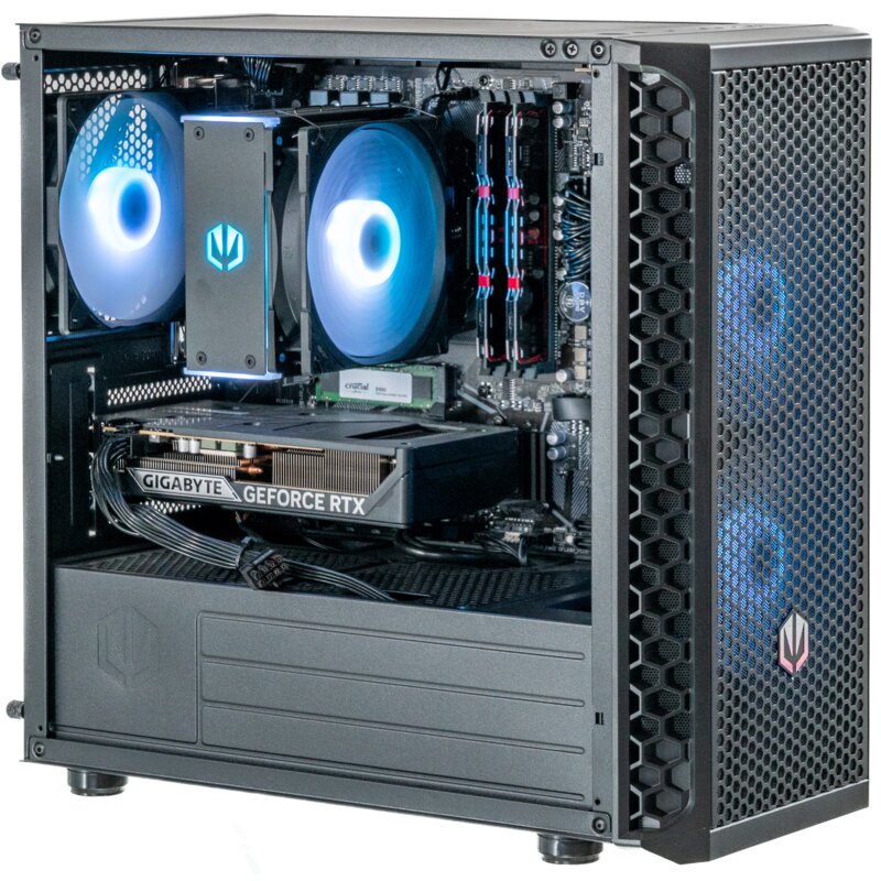 Komputer MAD DOG ENDORFY-M30ARGB-A01DR16 R7-5700 16GB RAM 1TB SSD GeForce RTX5060 DLSS 4.5 Wi-Fi