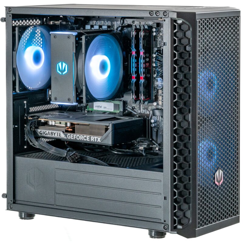 Komputer MAD DOG ENDORFY-M30ARGB-A01WR16WP R7-5700 16GB RAM 1TB SSD GeForce RTX5060 DLSS 4.5 Wi-Fi Windows 11 Professional