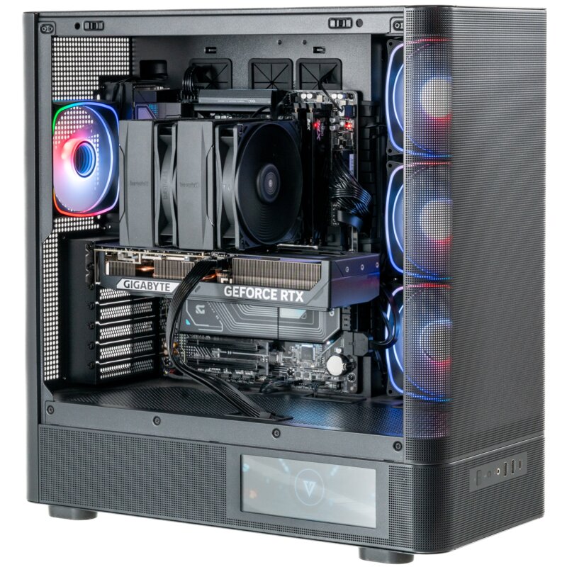Komputer MAD DOG GeForce RTX5070 DLSS 4.5 Reflex Edition 2 AQ400-A04DR32 R7-7800X3D 32GB RAM 2TB SSD Wi-Fi