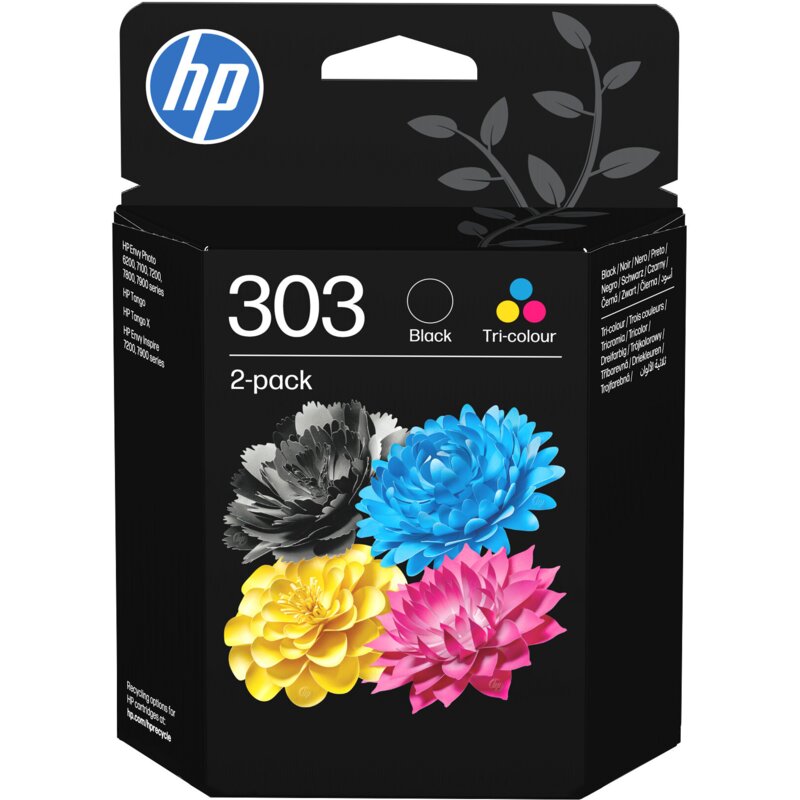 HP 3YM92AE nr 303 2-pak Czarny + Kolor 8 ml