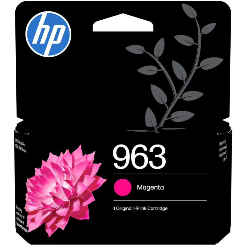 Tusz HP 963 Purpurowy 9.5 ml 3JA24AE