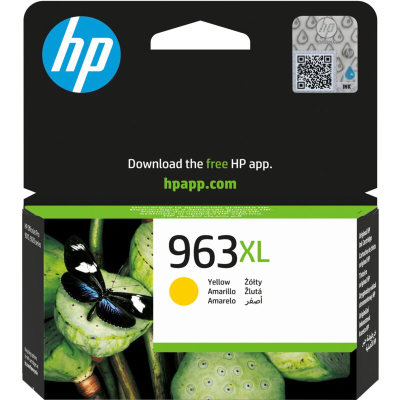 Tusz HP 963XL Żółty 20.5 ml 3JA29AE