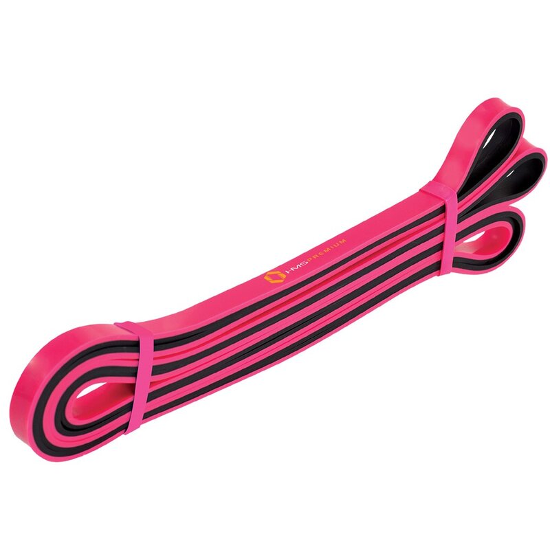 Guma do ćwiczeń HMS GU06 Różowo-czarny