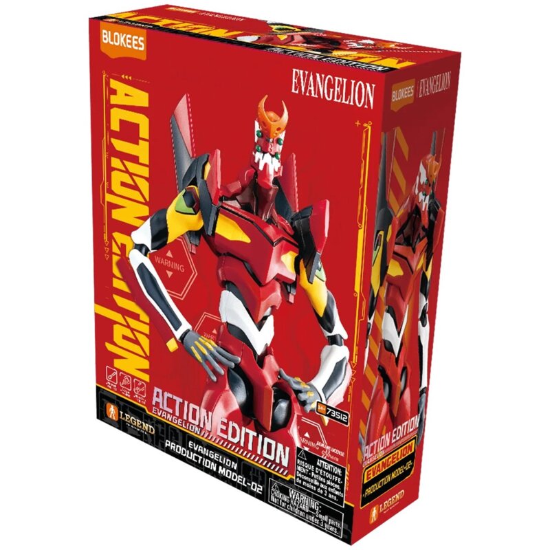 Figurka BLOKEES Action Edition Evangelion Production Model 02