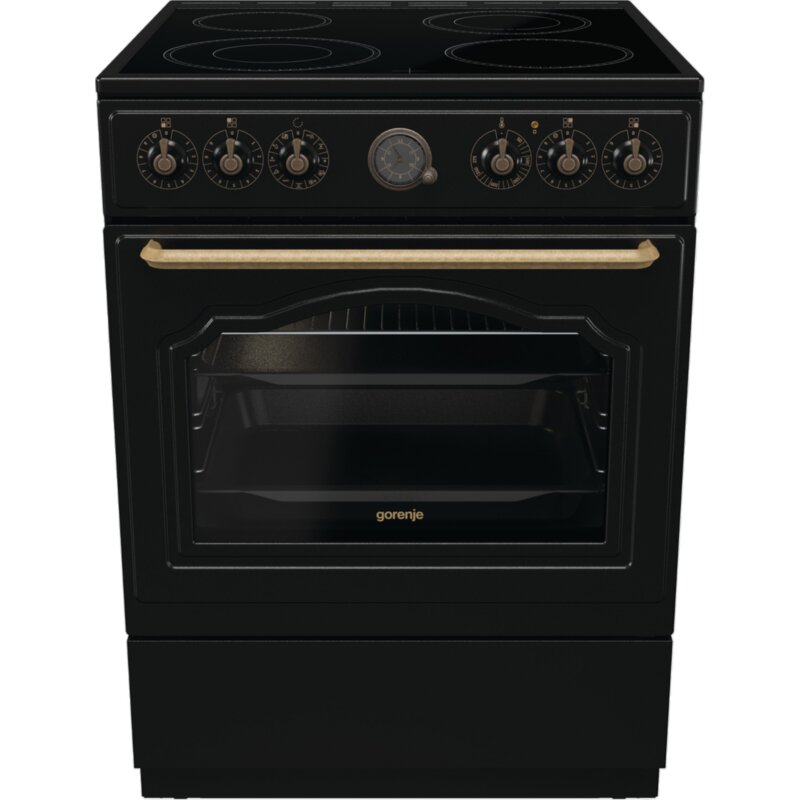 Kuchnia elektryczna GORENJE GECS6B71CLB | AirFry | funkcja Pizza | FrozenBake | czarny