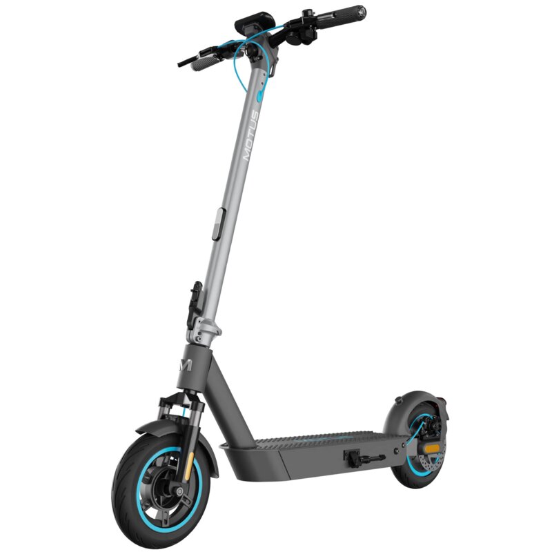 Hulajnoga elektryczna MOTUS Scooty 10 Pro 70km 600W Amortyzacja 10 Szaro-turkusowy