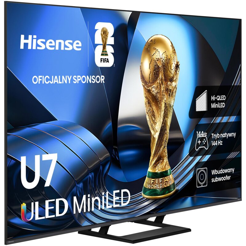 Telewizor HISENSE 50U77SE 50" QD-Mini LED 4K 144 Hz VRR VIDAA Dolby Atmos Dolby Vision HDMI 2.1