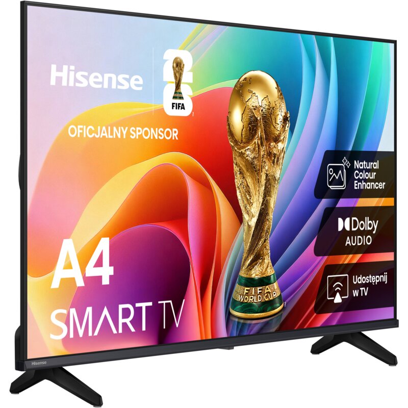 Telewizor HISENSE 40A4S 40" QLED VIDAA Dolby Atmos HDMI 2.1