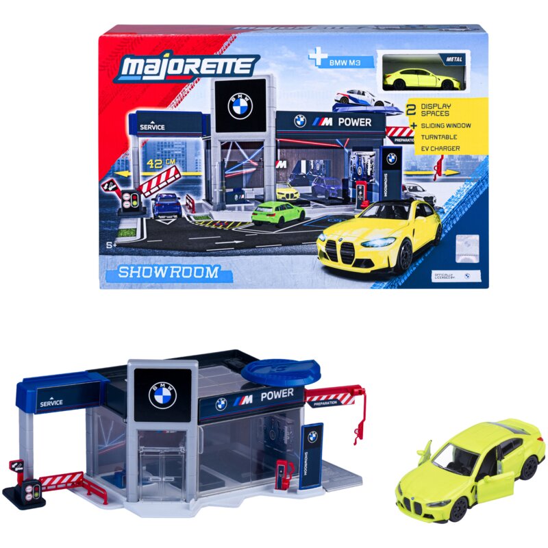 Salon wystawowy MAJORETTE BMW + Auto 8502106000