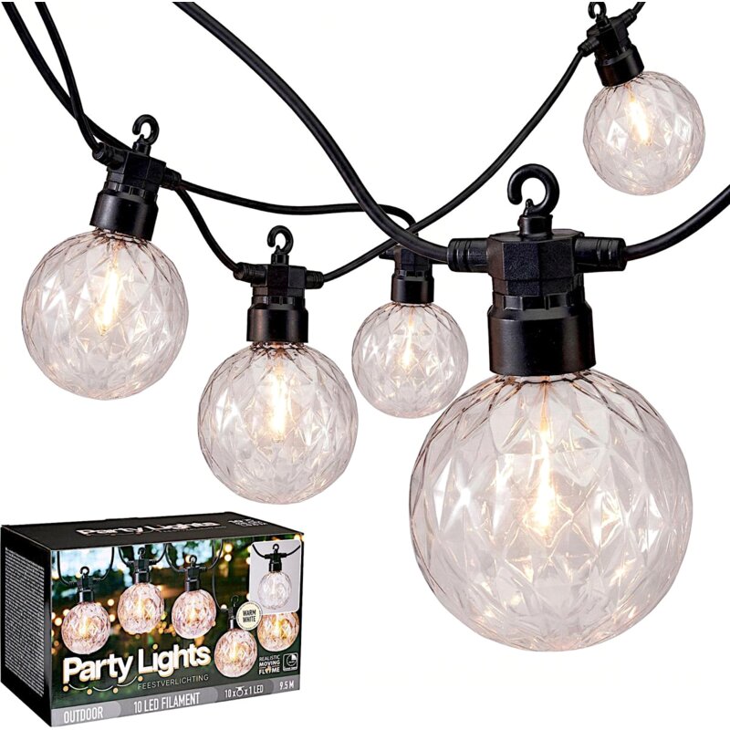 Girlanda ogrodowa sieciowa PROGARDEN Party Light 832304 9.5 m