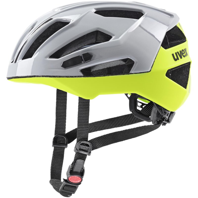 Kask rowerowy UVEX Gravel X Szaro-żółty Gravel (rozmiar 52-57)