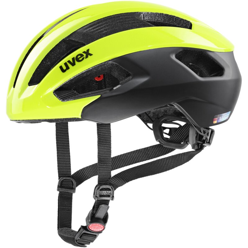 Kask rowerowy UVEX Rise CC Żółty Szosowy (rozmiar 52-56)