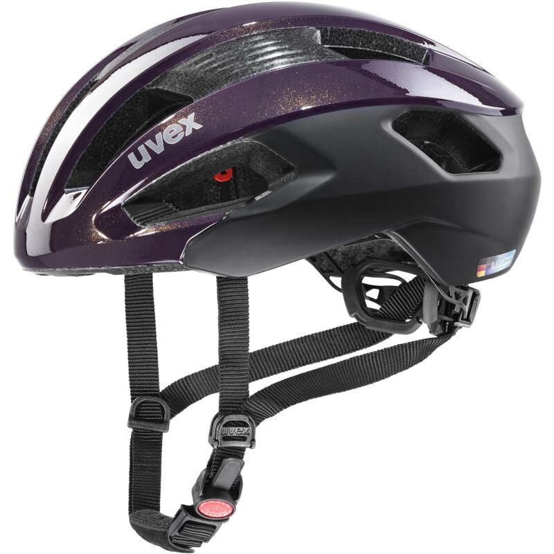 Kask rowerowy UVEX Rise CC Fioletowy Szosowy (rozmiar 52-56)