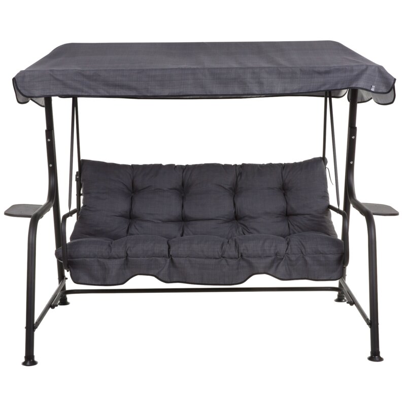 Huśtawka ogrodowa PATIO Hawaii Black Edition H024-07IB