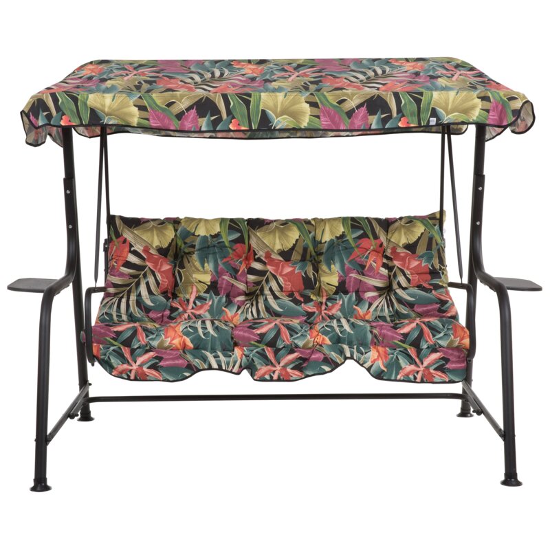 Huśtawka ogrodowa PATIO Hawaii Black Edition G052-23IB