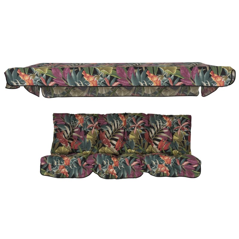 Poduszki na huśtawkę PATIO Parma / Milano G052-23IB 175 x 54 x 8 cm z daszkiem