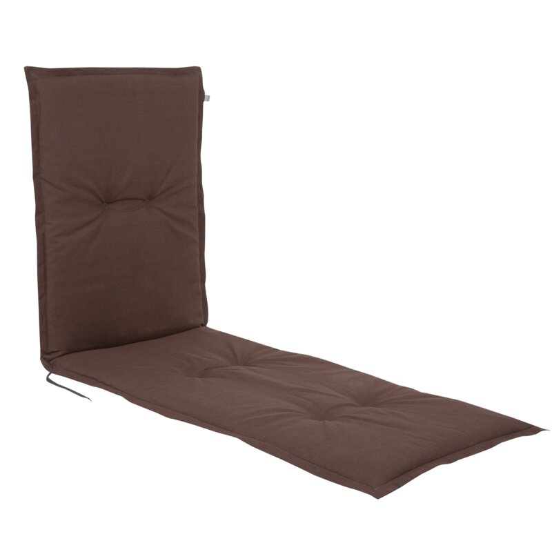 Poduszka na leżak PATIO H047-04PB 190 x 60 cm Brązowy