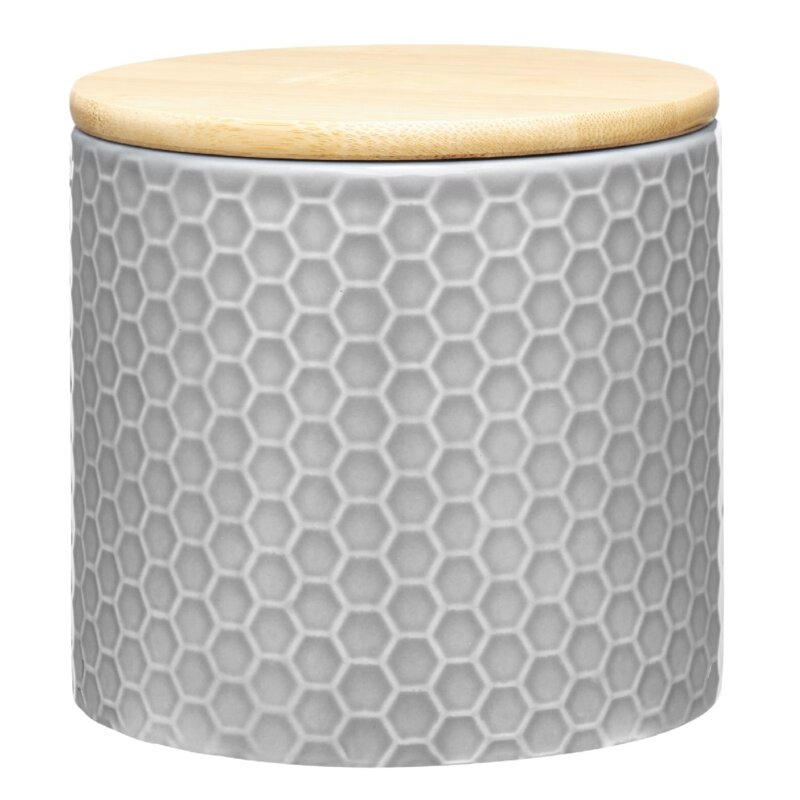 Pojemnik ceramiczny AMBITION Tuvo 0.67 L Szary
