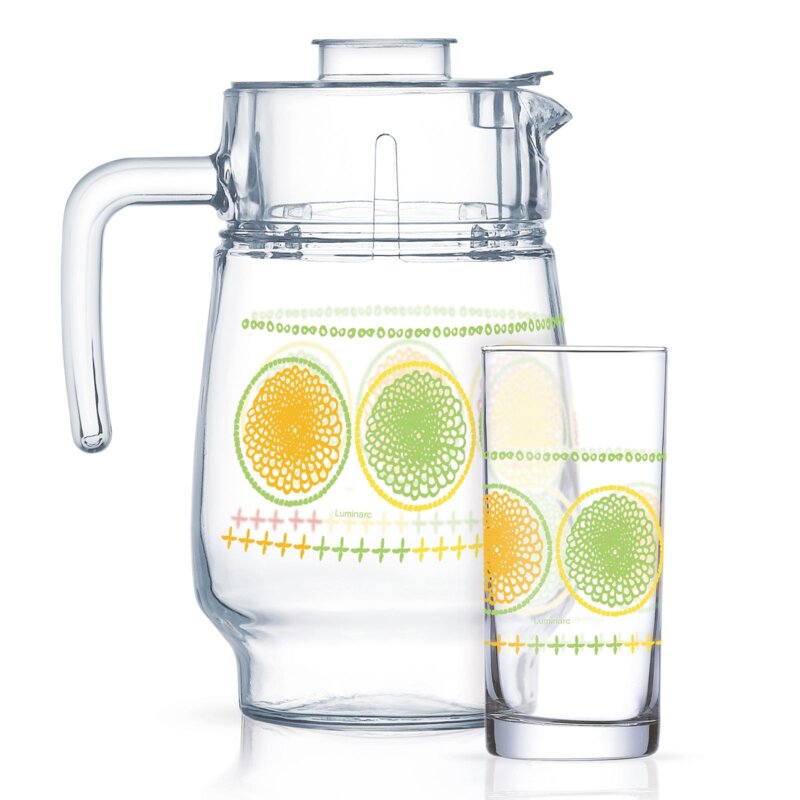 Dzbanek LUMINARC Propriano Corail 1.6 l + 6 szklanek 270 ml