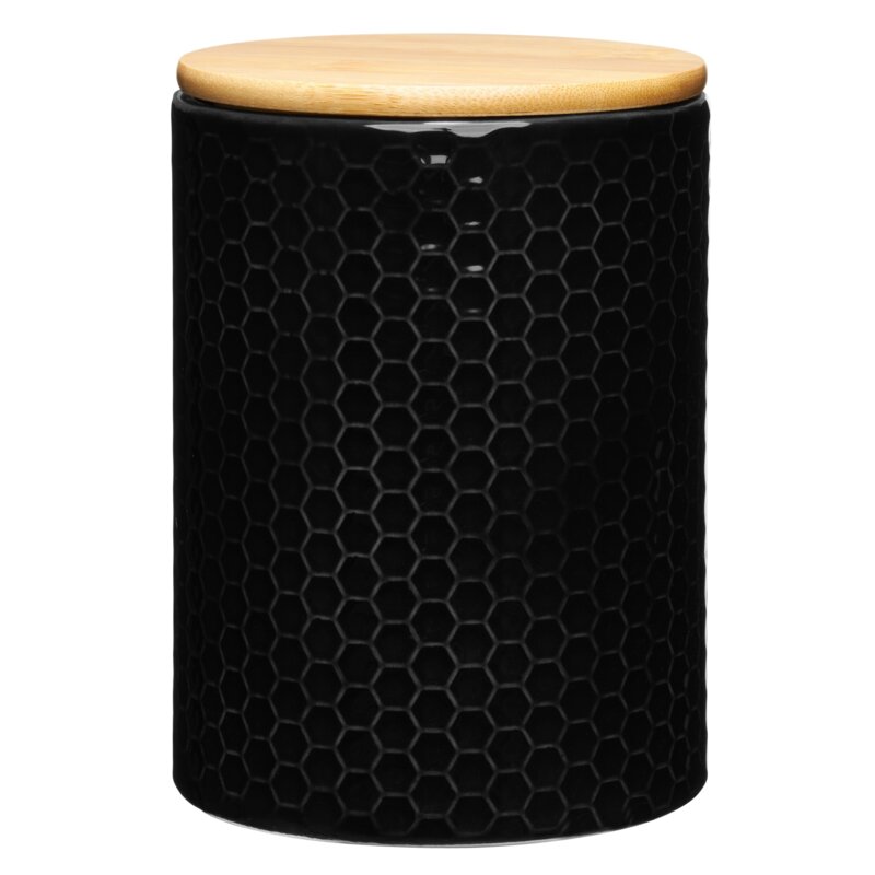 Pojemnik ceramiczny AMBITION Tuvo 1.1 L Czarny