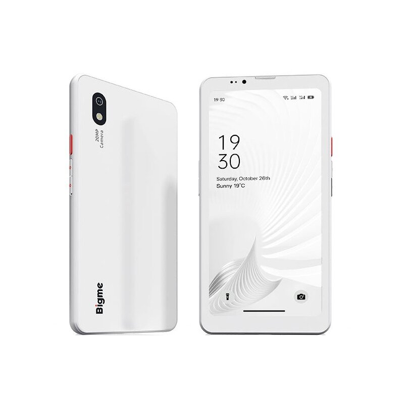 Czytnik e-booków BIGME HiBreak Pro 2w1 6.13", Podświetlany ekran, Wi-Fi Biały
