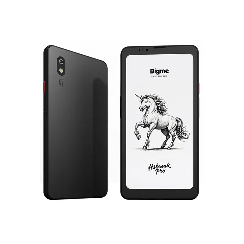 Czytnik e-booków BIGME HiBreak Pro 2w1 6.13", Podświetlany ekran, Wi-Fi Czarny