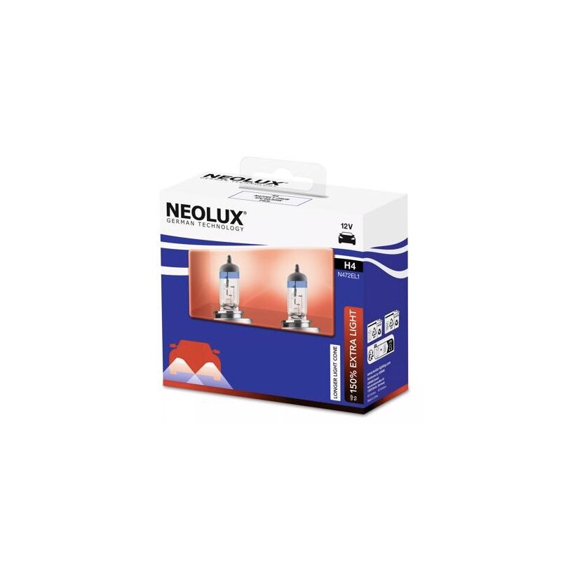 Żarówka samochodowa NEOLUX Extra Light H4 N472EL1-2SCB (2 szt.)