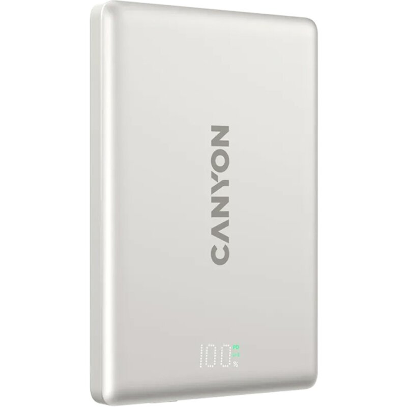 Powerbank indukcyjny CANYON OnPower 500 CNS-CPB500G 5000 mAh 20W Szary