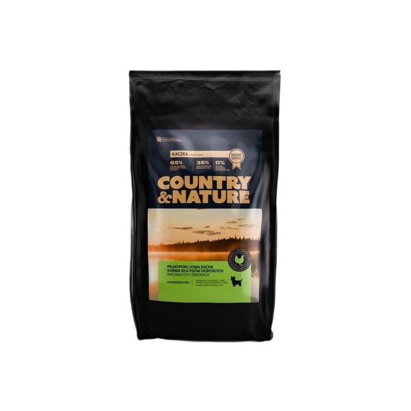 Karma dla psa COUNTRY & NATURE Kaczka z indykiem 9 kg