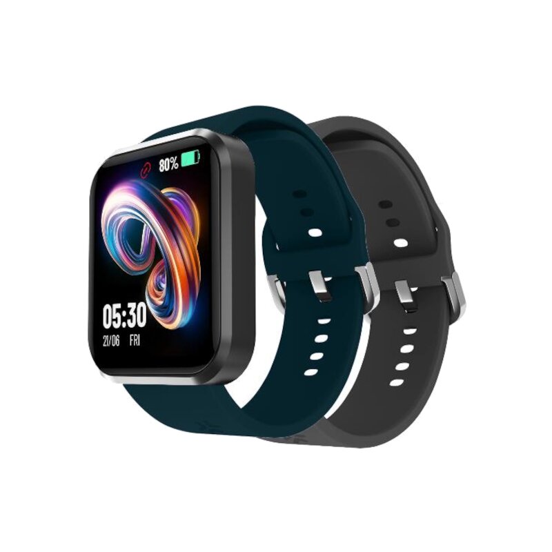 Smartwatch CELLY Trainerbeat 2 Czarny + Niebieski Pasek
