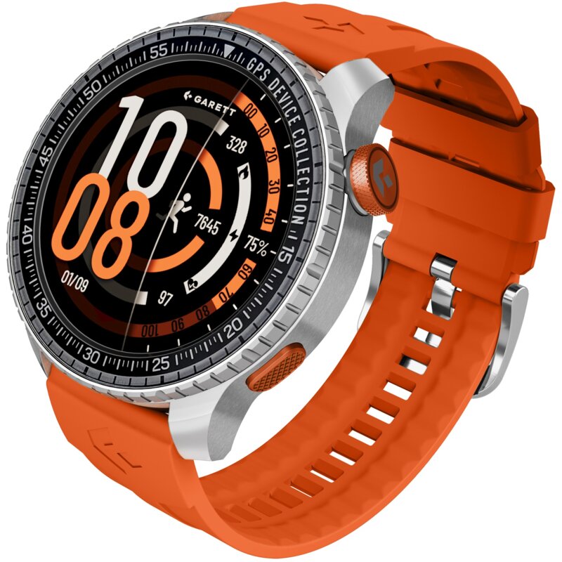 Garett Compass GPS Srebrny