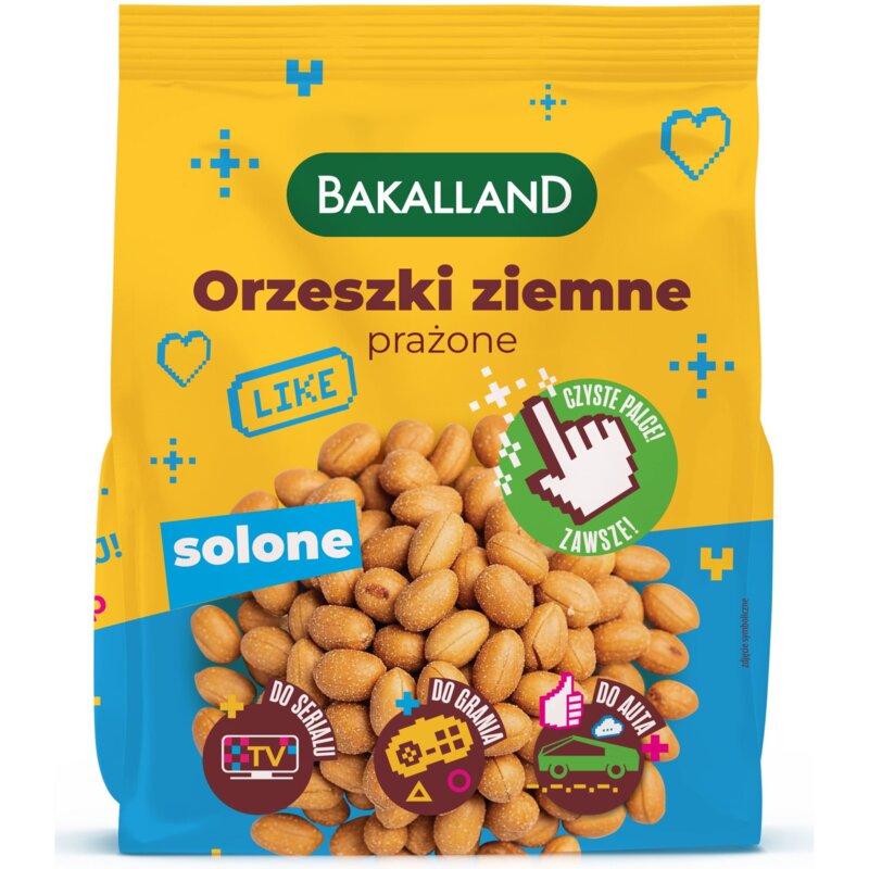 Orzechy ziemne prażone BAKALLAND Solone (350 g)
