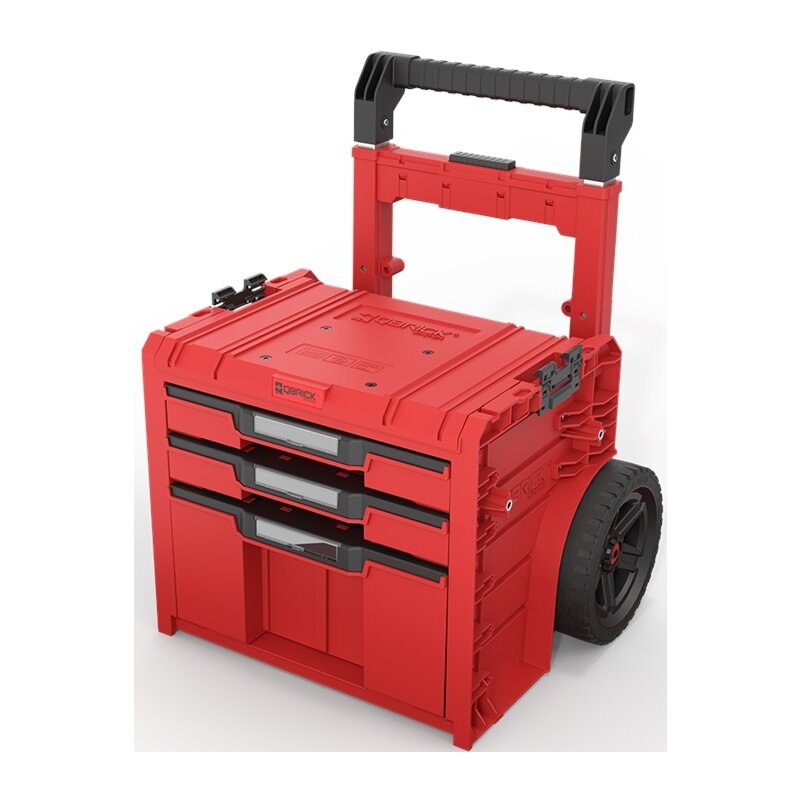 Skrzynka narzędziowa QBRICK System Pro Cart 2.0 Plus Drawer 3 Red Ultra HD Custom