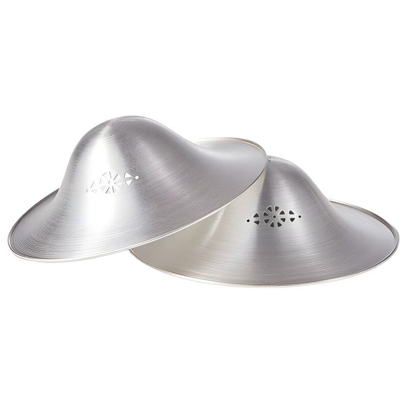Osłonka na piersi MOMCOZY 999 Srebrne Nursing Shield Regular 45 mm (2 szt.)