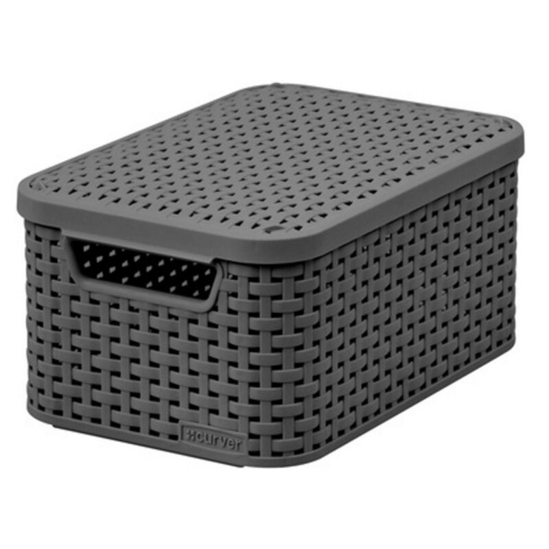 Koszyk CURVER Style Box S V2 + LID - DRG308 Ciemnoszary