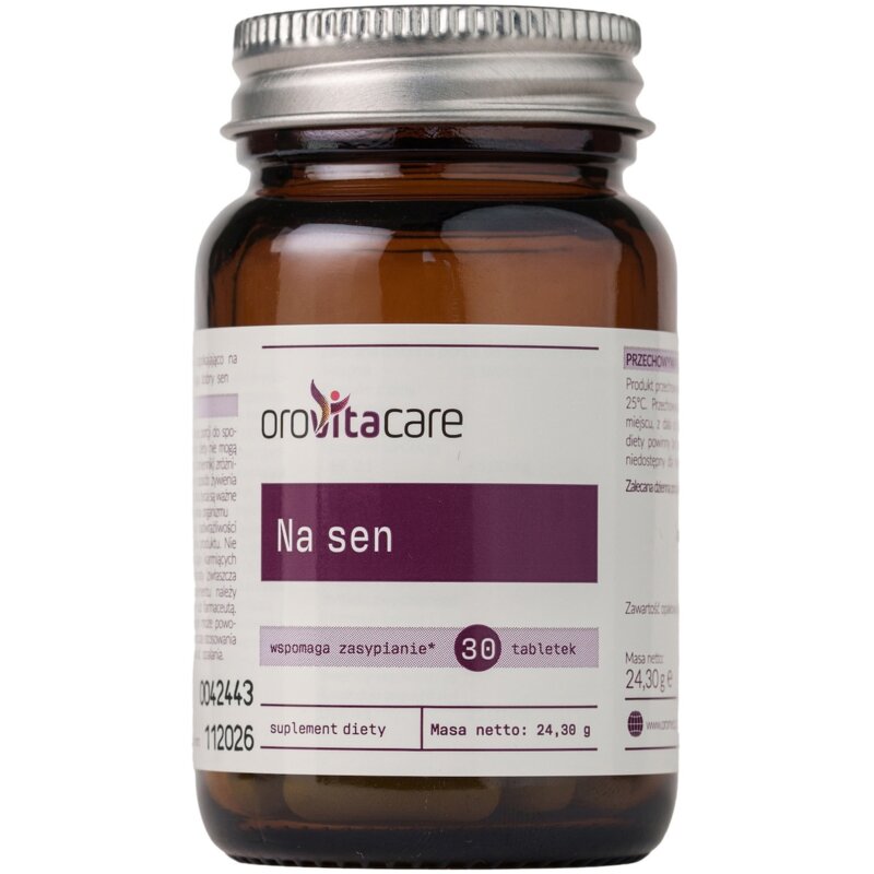 Suplement diety OROVITACARE Na sen (30 tabletek)