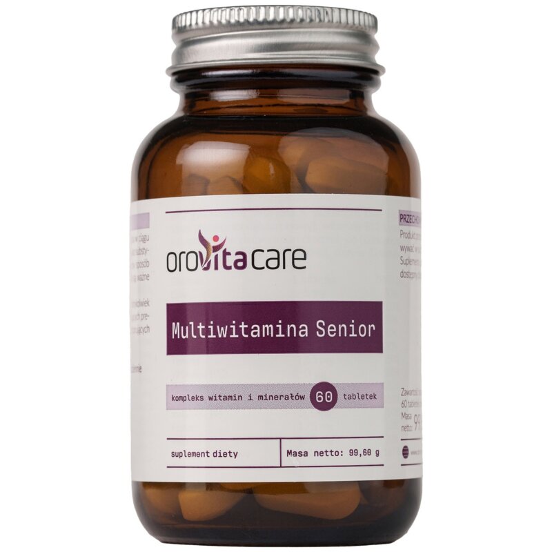 Kompleks witamin i minerałów OROVITACARE Multiwitamina Senior (60 tabletek)