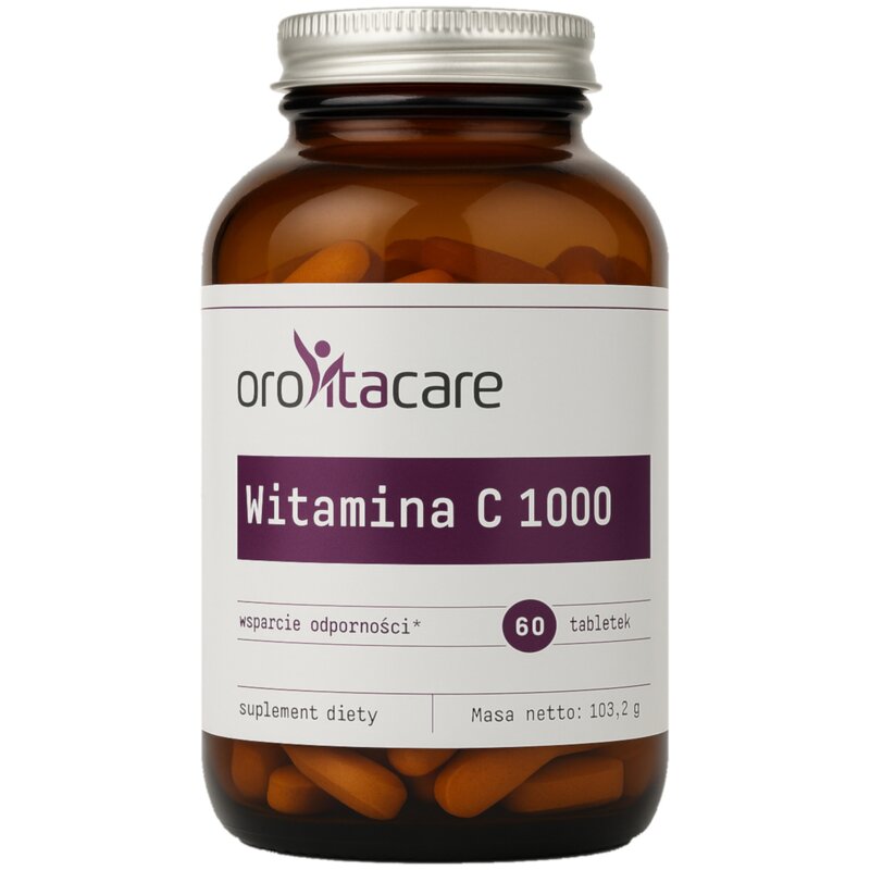 Witamina C OROVITACARE 1000 mg (60 tabletek)