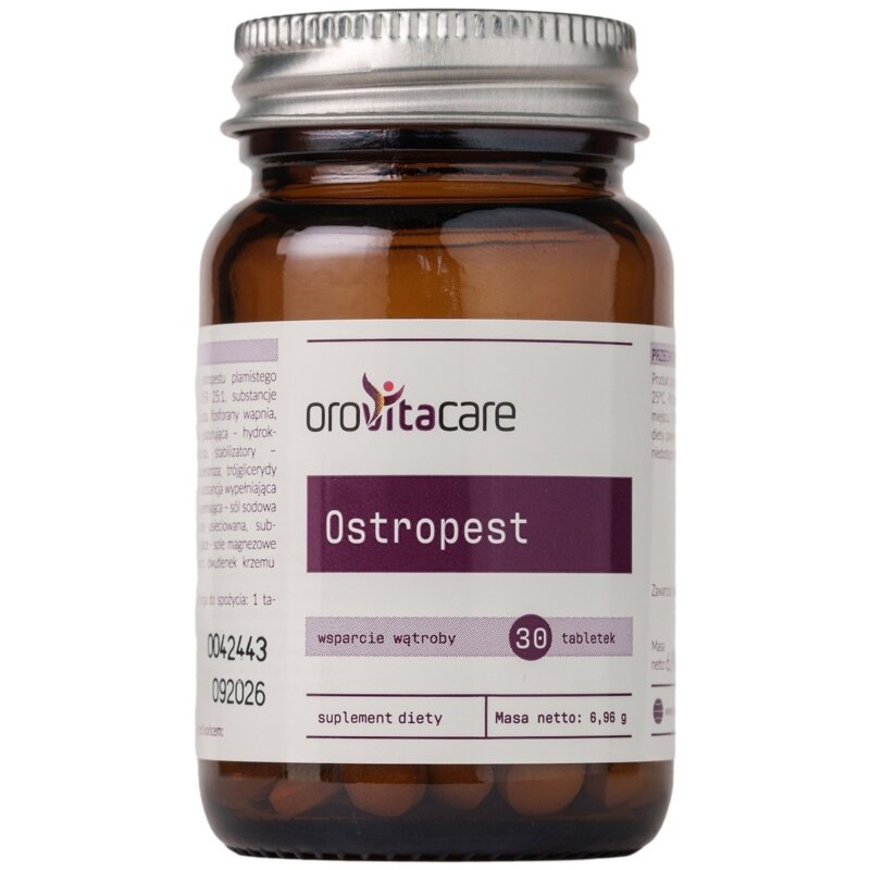 Suplement diety OROVITACARE Ostropest (30 tabletek)