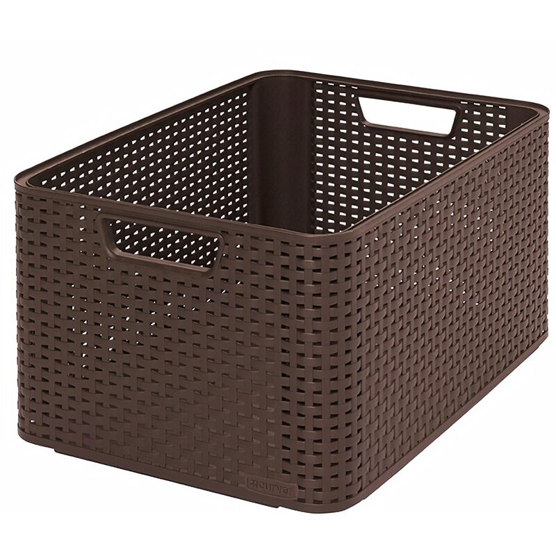Koszyk CURVER Style Box L V2 - DBR210 Ciemnobrązowy